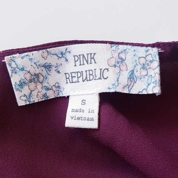 PINK REPUBLIC Plum Floral Cami Tank Top - Picture 6 of 9